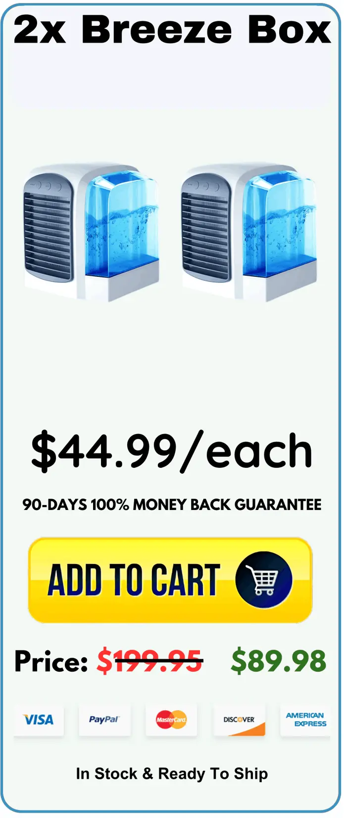 Breeze Box offer package price 